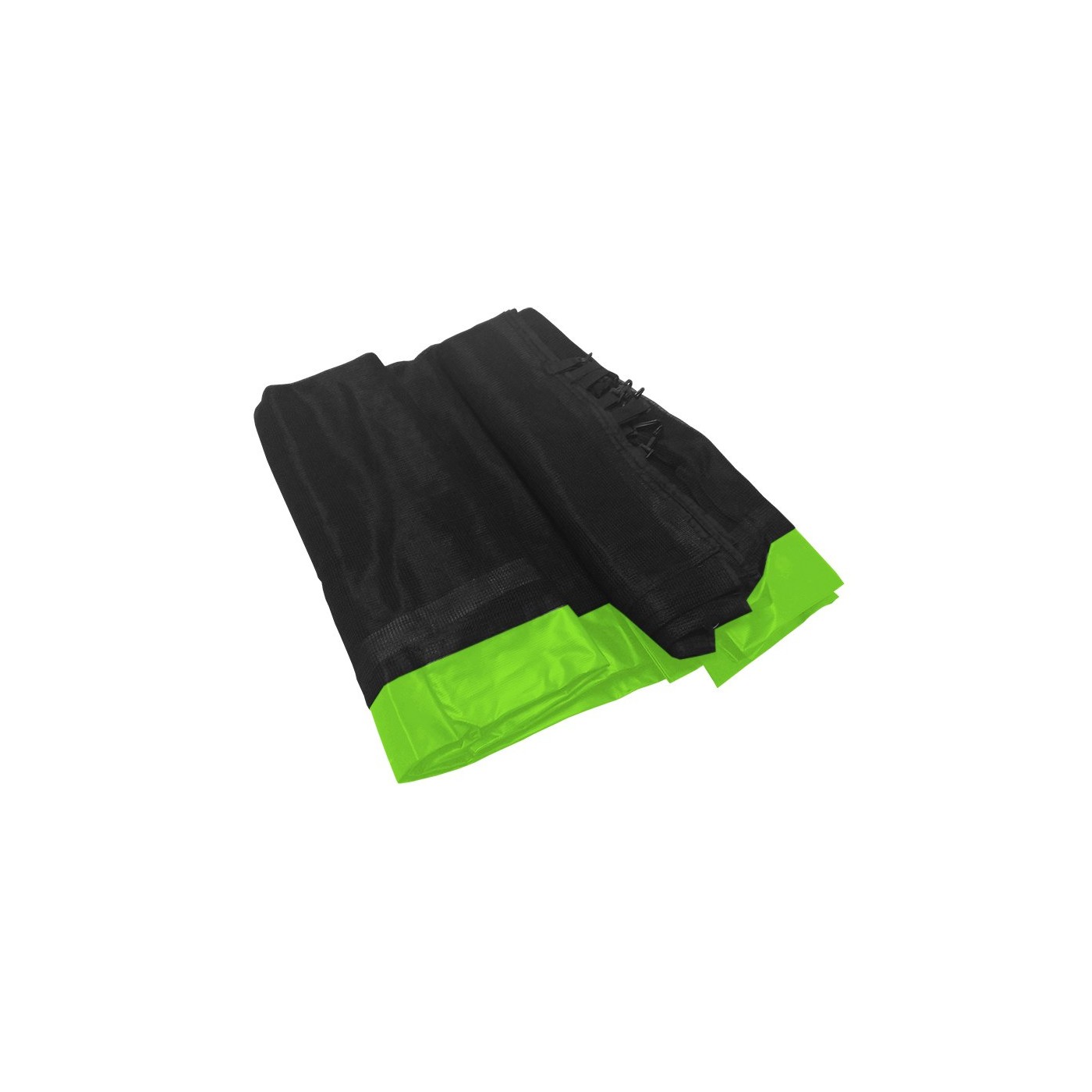 Ochranná sieť SkyRamiz Zelená na záhradnú trampolínu 427cm/14FT 6 puzdier na stĺpiky