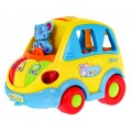 Interaktívny Smartbus pre deti 18m+ Zvuky Svietidlá + Sorter tvarov + Kocky meniace tvar