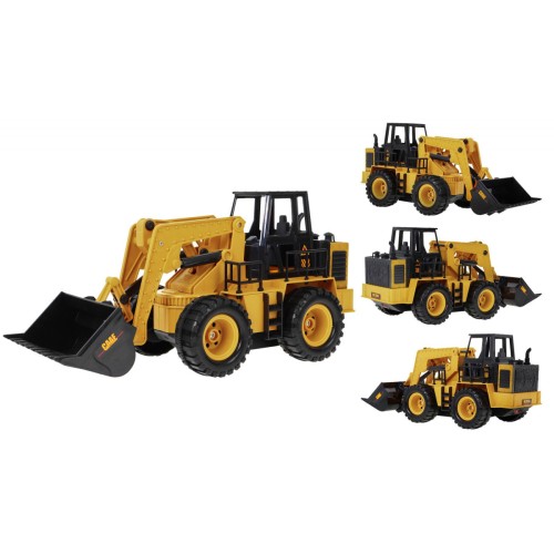 Diaľkovo ovládané Rýpadlo pre deti 3+ Model 1:24 Pohyblivá lopata + Zvuky + Príslušenstvo