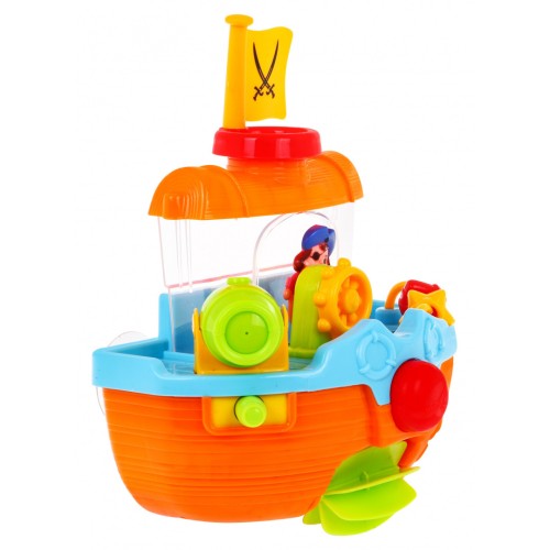 Pirátska loď na kúpanie pre deti 12m+ Vodné delo Pirát Akvárium