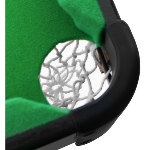 Biliardový stôl pre deti 8+ a dospelých + Doska MDF + Zelený plášť + Farebné gule + Príslušenstvo