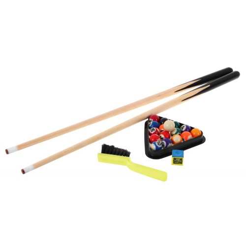 Biliardový stôl pre deti 8+ a dospelých + Doska MDF + Zelený plášť + Farebné gule + Príslušenstvo