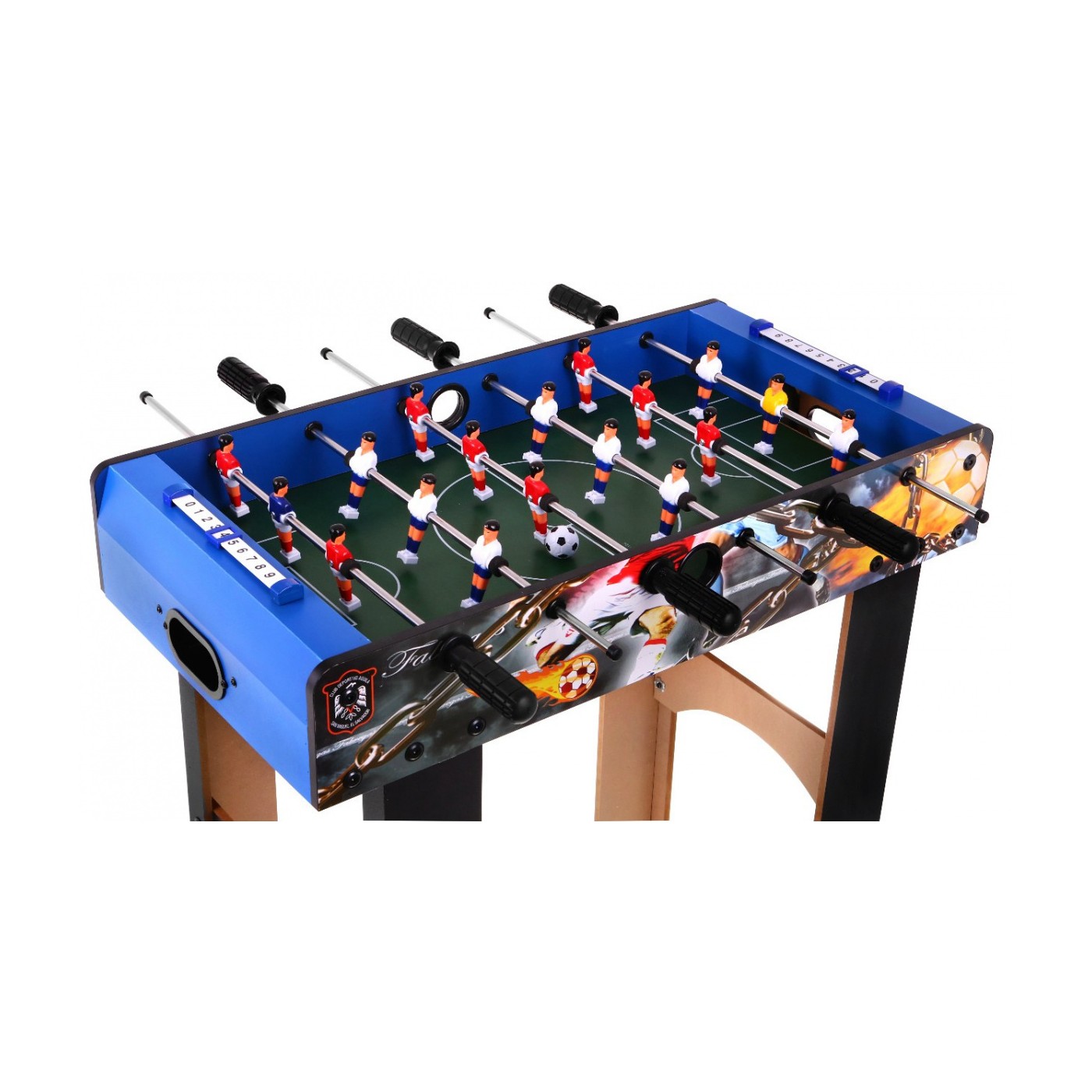 Stolný futbal pre deti 3+ Doska MDF + 6 tyčí Zručnostná hra