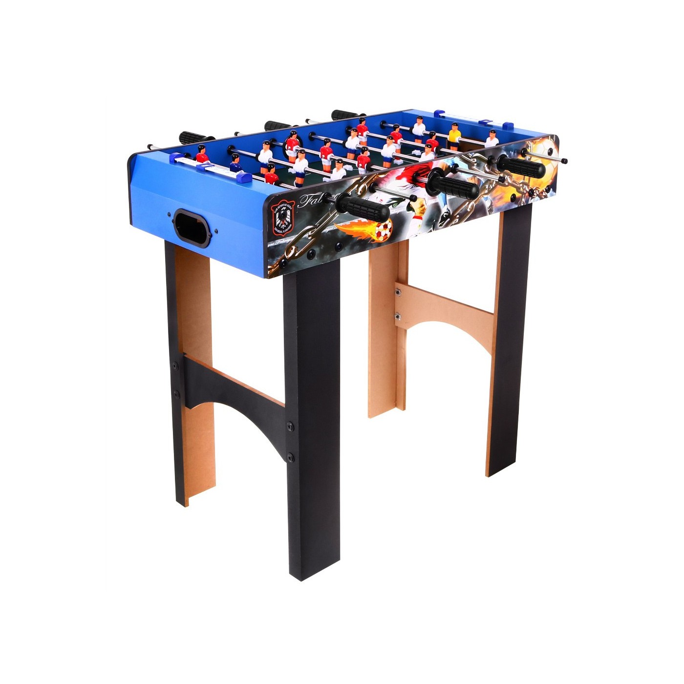 Stolný futbal pre deti 3+ Doska MDF + 6 tyčí Zručnostná hra