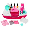 Súprava na manikúru pre dievčatko 5+ Trblietavé nechty + Sušič s príslušenstvom