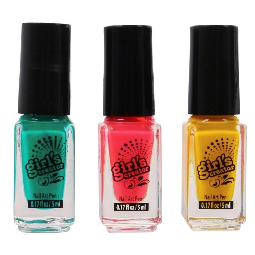 Súprava na manikúru pre dievčatko 5+ Trblietavé nechty + Sušič s príslušenstvom