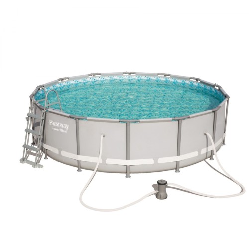 Bazén rámový 14 FT 427 x 107 cm Power Steel BESTWAY