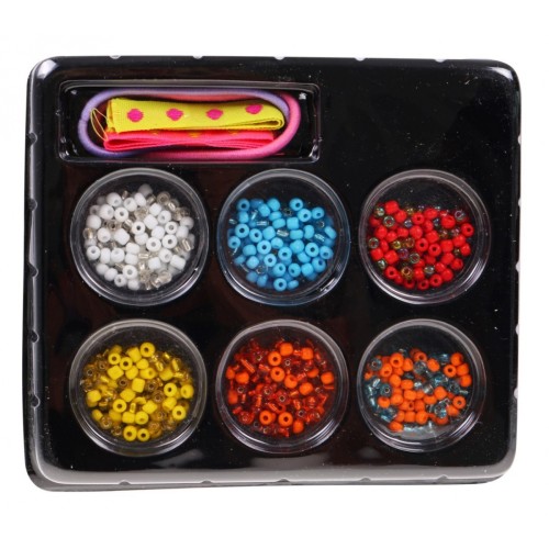 Škatuľka, korálky, sada na výrobu náramkov