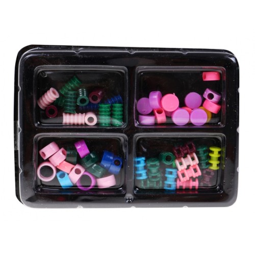 Škatuľka, korálky, sada na výrobu náramkov