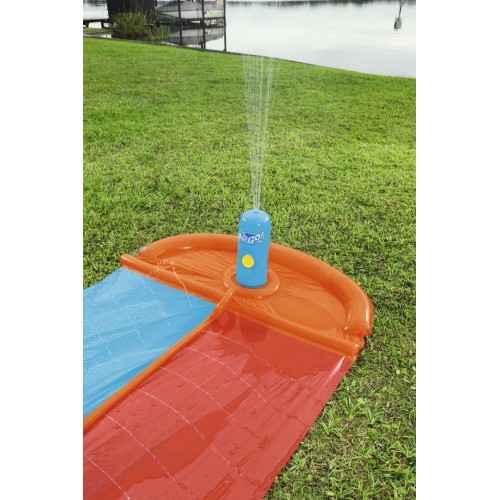 Vodná šmýkačka H2O GO 549cm Sprcha Šialený pretek BESTWAY
