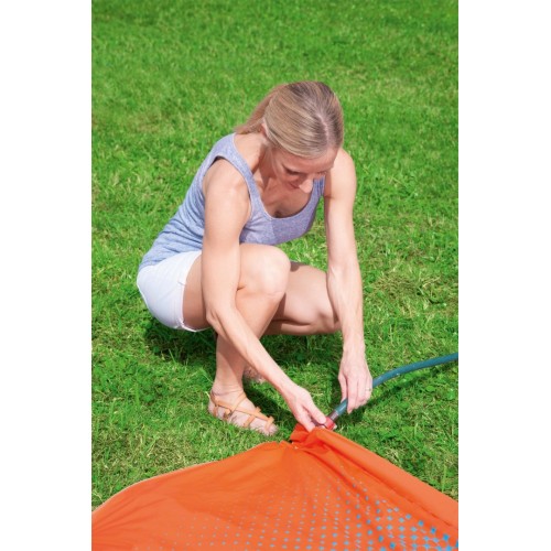 Vodná šmýkačka pre deti 3+ Jednoduchá dráha 488cm BESTWAY + Opravná záplata