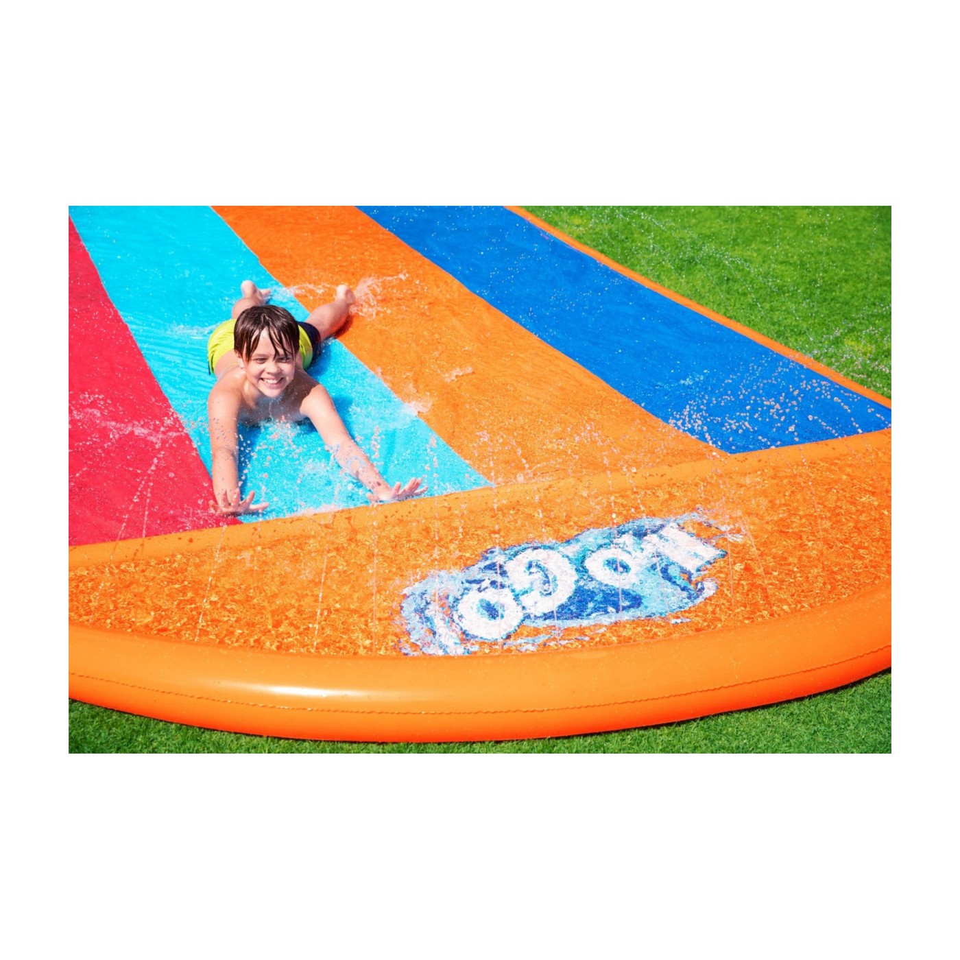 Vodná šmýkačka Štvornásobná H2O GO Speed Ramp 488cm BESTWAY