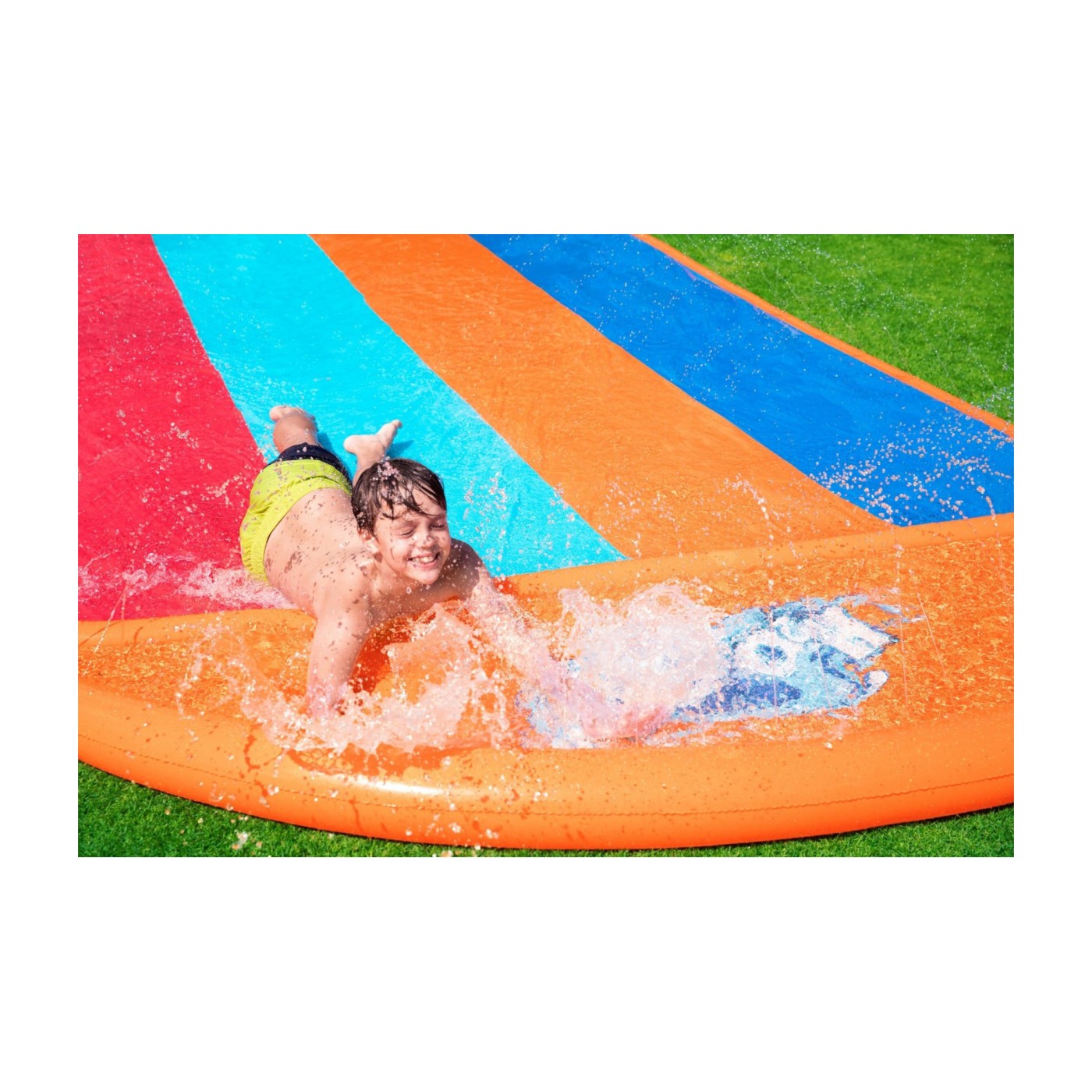 Vodná šmýkačka Štvornásobná H2O GO Speed Ramp 488cm BESTWAY