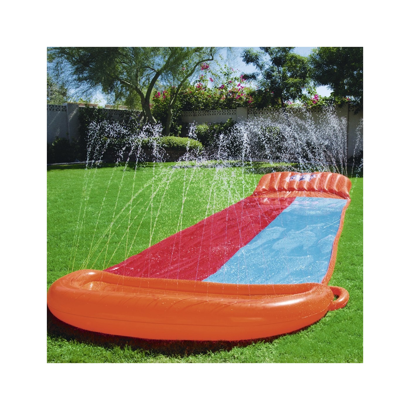 Vodná šmýkačka Dvojitá H2O GO Speed Ramp 549cm BESTWAY