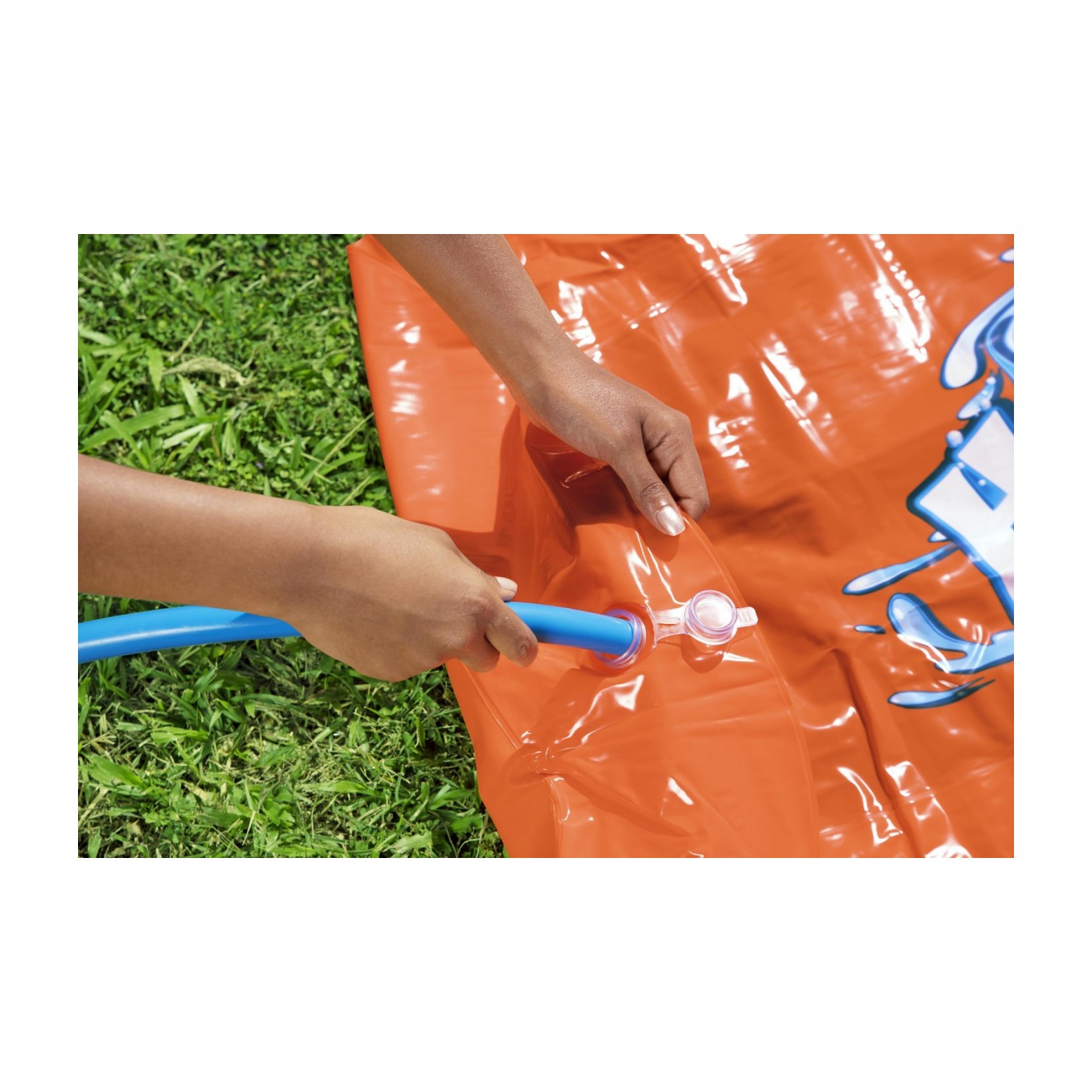 Vodná šmýkačka pre deti 3+ Tsunami Dráha 488cm BESTWAY + Opravná náplasť