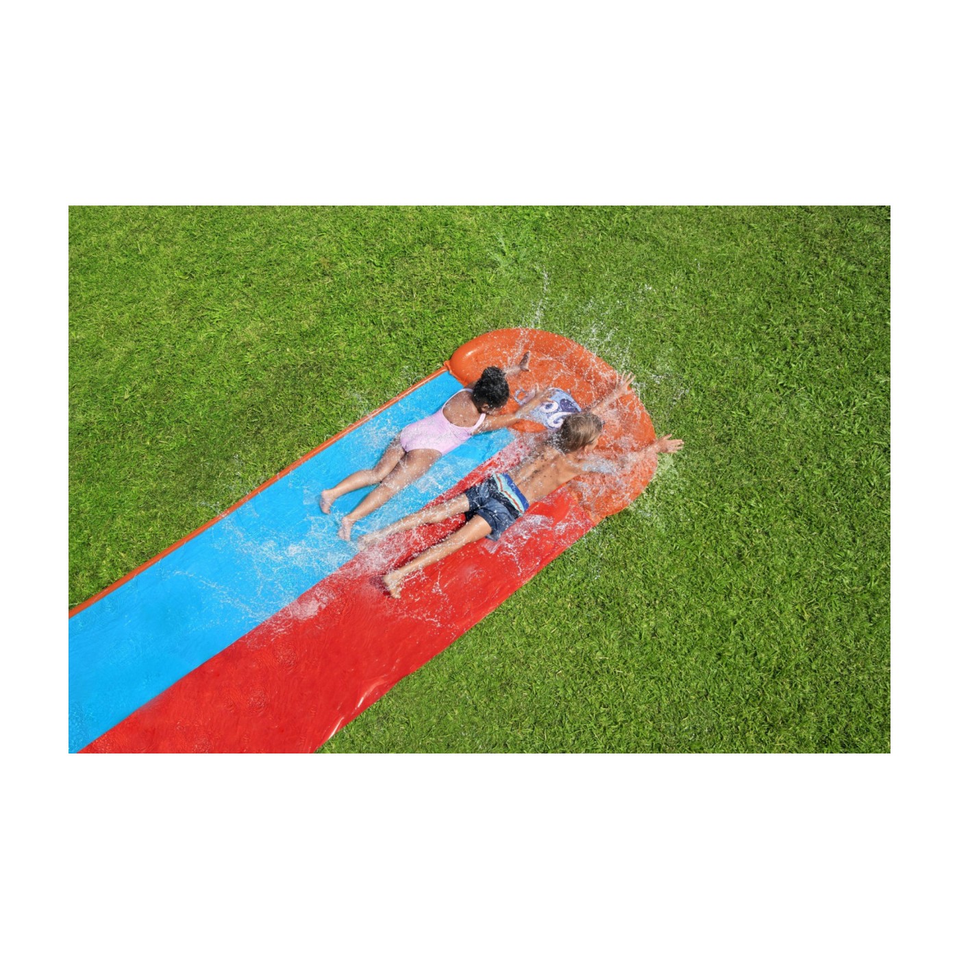 Vodná šmýkačka pre deti 3+ Tsunami Dráha 488cm BESTWAY + Opravná náplasť