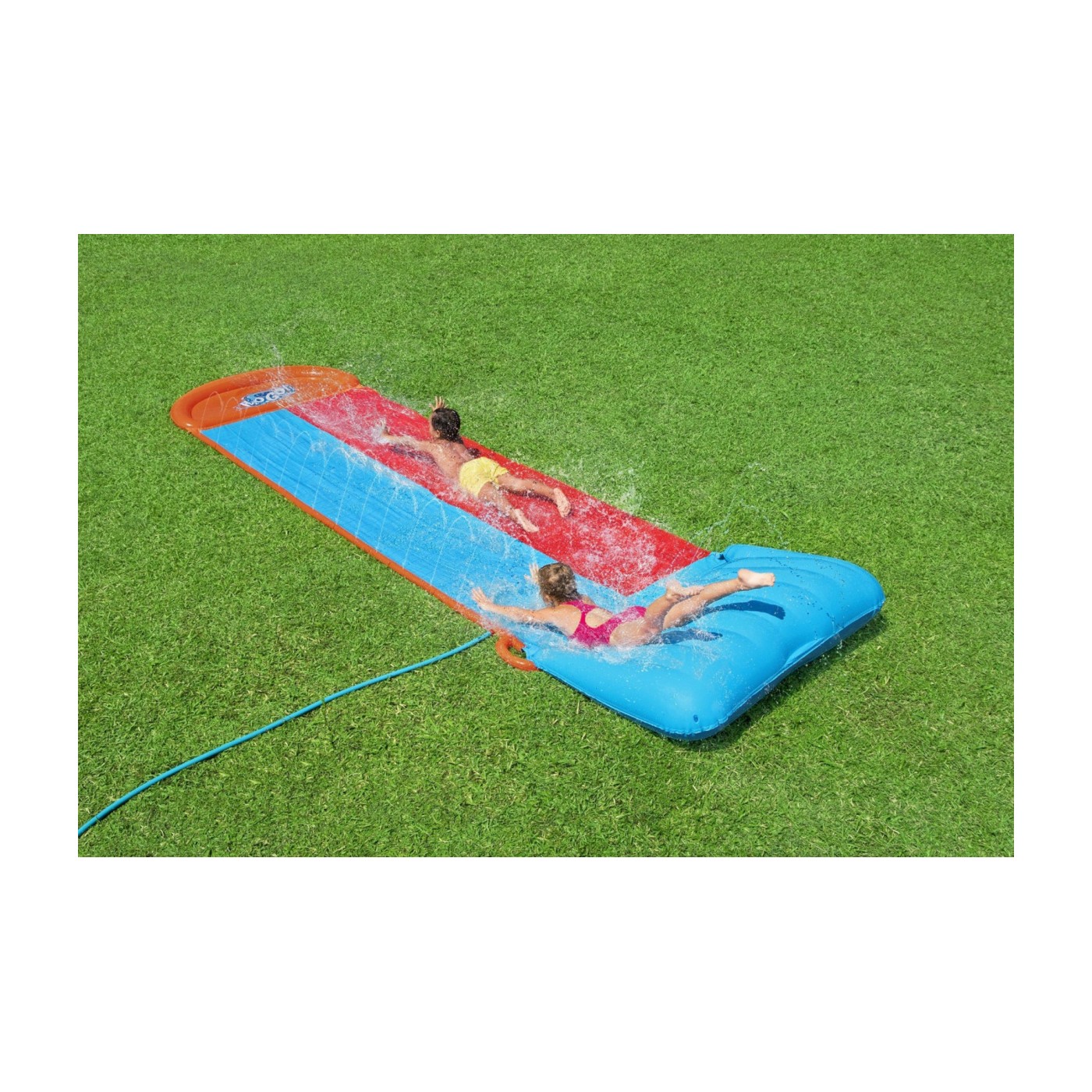 Vodná šmýkačka pre deti 3+ Tsunami Dráha 488cm BESTWAY + Opravná náplasť