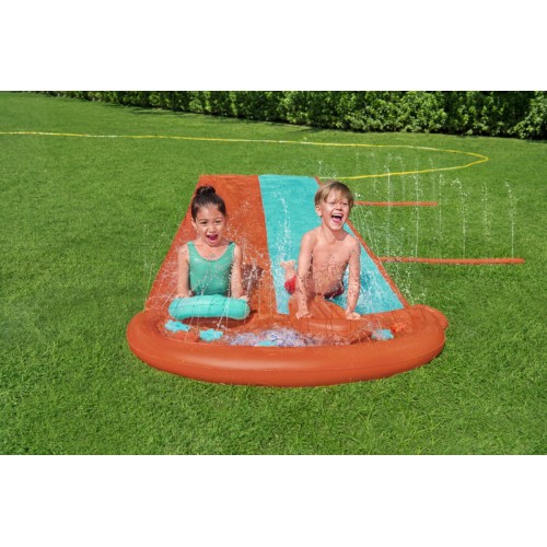 Vodná šmýkačka Dvojitá Sponge Soakers H2O GO Speed Ramp 488cm