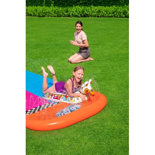 Vodná šmýkačka Dvojitá Pretek Lam H2O GO Speed Ramp 488cm