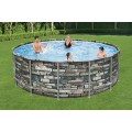 Bazén rámový 14 FT 427 x 122 cm Power Steel BESTWAY