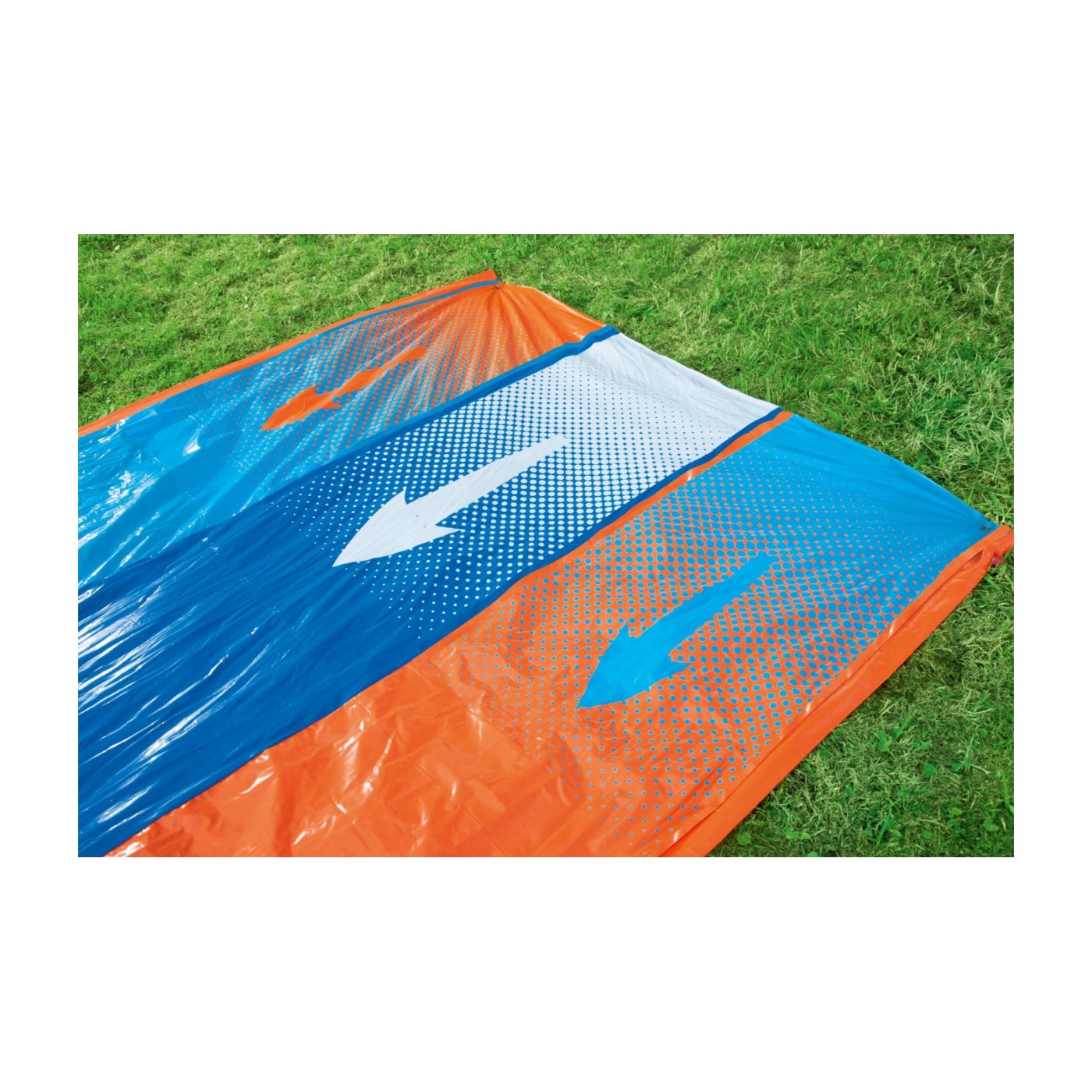 Vodná šmýkačka pre deti 3+ Trojitá dráha 488cm BESTWAY + Opravná náplasť