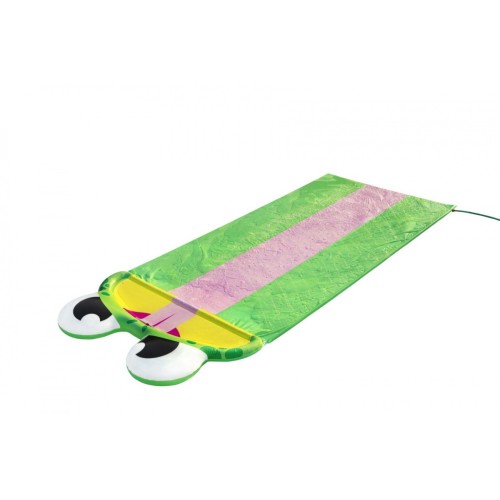 Trojitá Vodná šmýkačka Žabka pre deti 3+ Dráha 488cm BESTWAY + Opravná náplasť