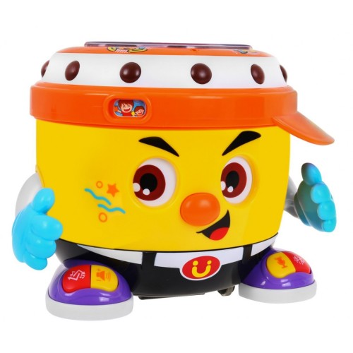 Interaktívne Tancujúca Bicie DJ pre deti 18m+ Melódie Svieti + 2 tanečné režimy + Funkcia nahrávania slov