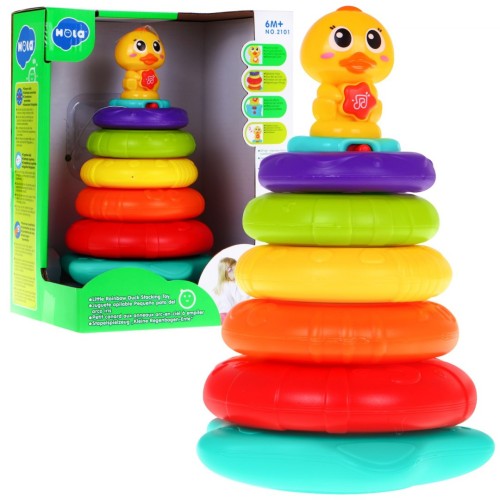 Dúhová Kačička s Efektom Svetla a Zvuku