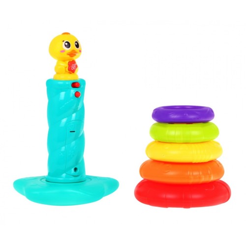 Dúhová Kačička s Efektom Svetla a Zvuku