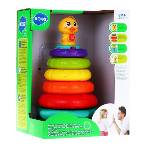 Dúhová Kačička s Efektom Svetla a Zvuku