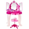 Toaletný stolík Pre Malú Princeznú Príslušenstvo ružový