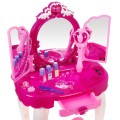 Toaletný stolík Pre Malú Princeznú Príslušenstvo ružový