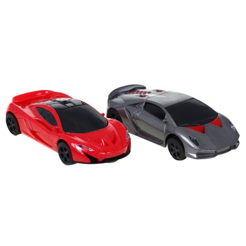 6-metrová pretekárska dráha pre deti 3-8 rokov + Svietiace slučky 360 + 2 autíčka + Počítadlo okruhov