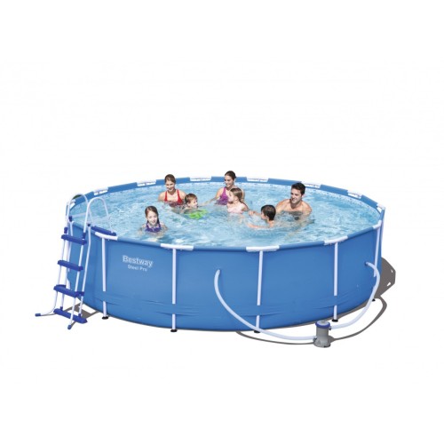 Bazén rámový 14FT 427x100 cm SteelPRO 6w1 BESTWAY