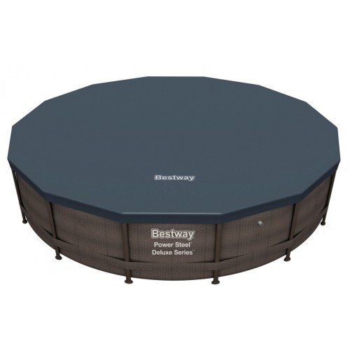 Bazén rámový 14FT 427x107 cm Power Steel Deluxe Rattan S