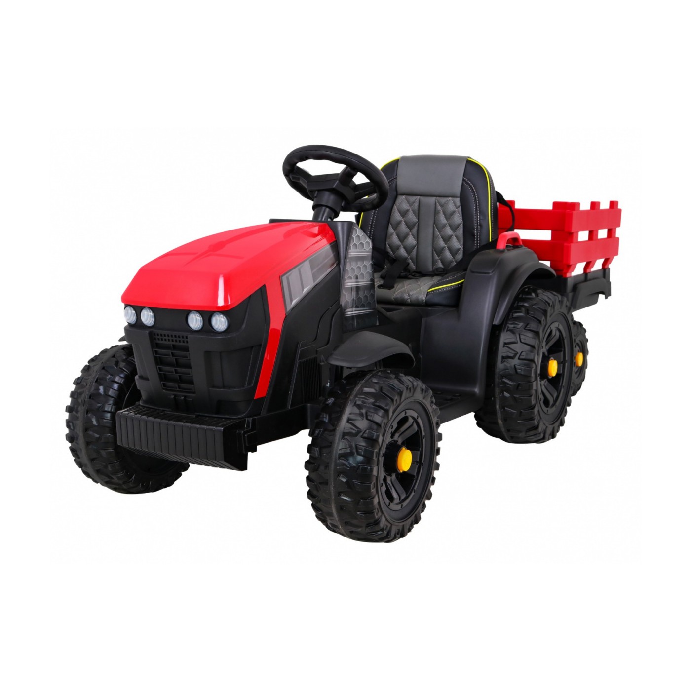 Traktor Titanium S Prívesom Červený