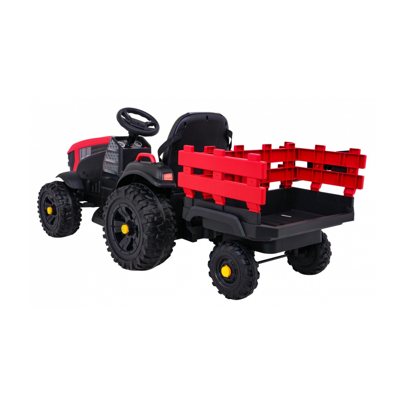 Traktor Titanium S Prívesom Červený