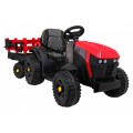 Traktor Titanium S Prívesom Červený