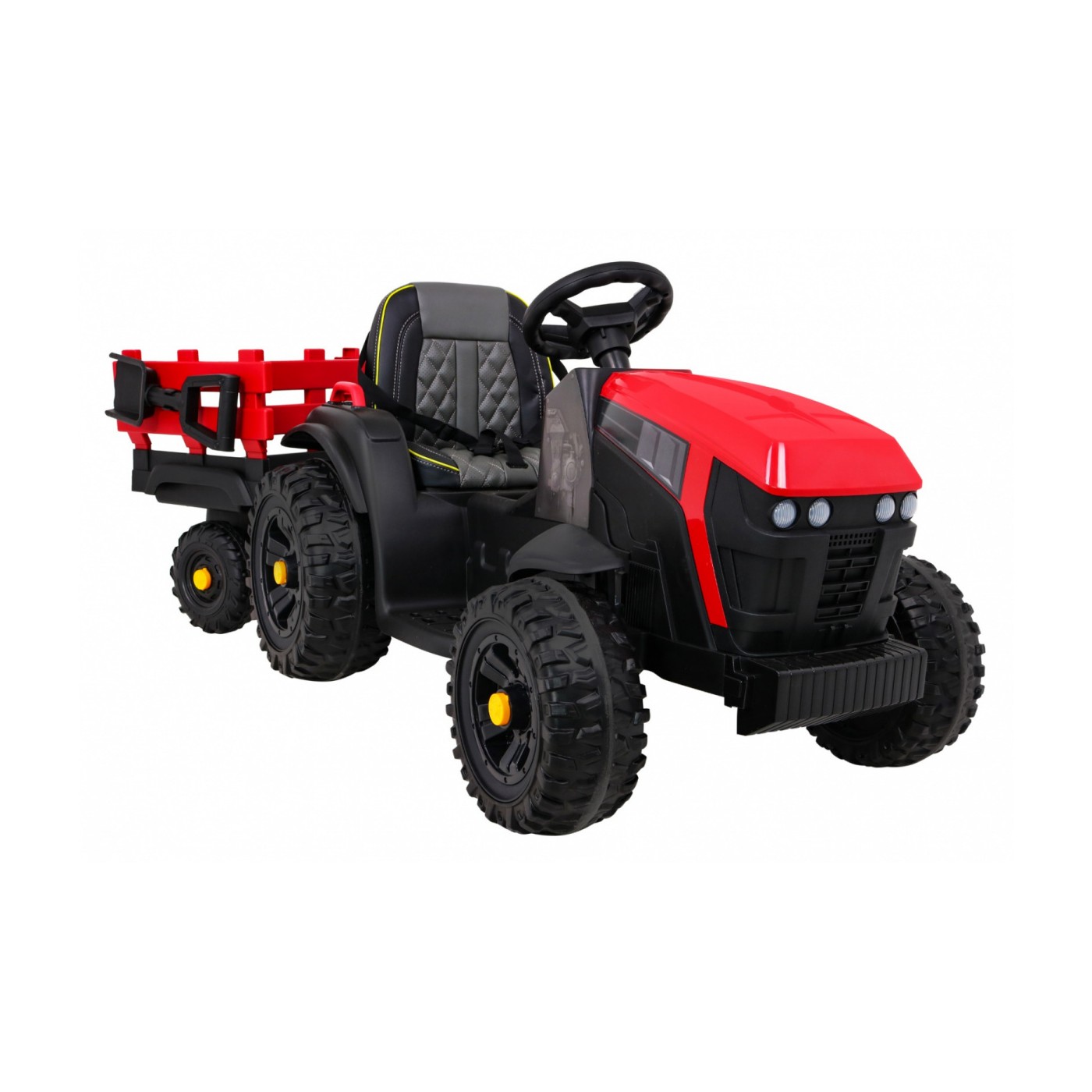 Traktor Titanium S Prívesom Červený