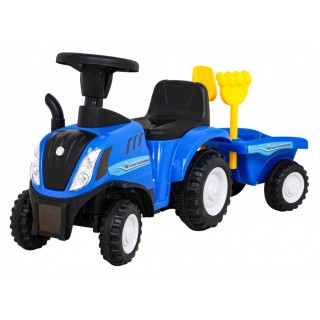 Traktor s prívesom New Holland T7 Jazdič pre deti + Príslušenstvo + Zvuky + LED