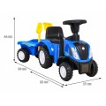 Traktor s prívesom New Holland T7 Jazdič pre deti + Príslušenstvo + Zvuky + LED