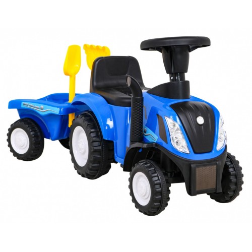 Traktor s prívesom New Holland T7 Jazdič pre deti + Príslušenstvo + Zvuky + LED