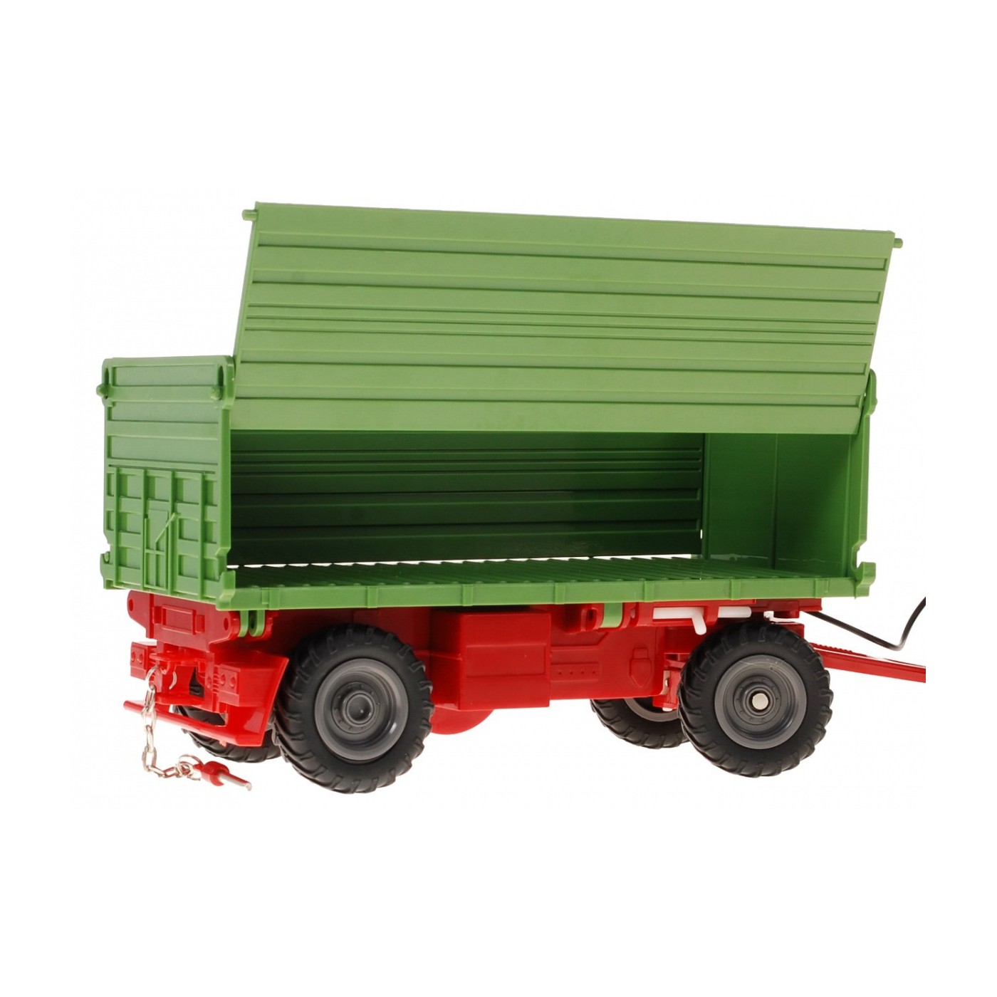 Traktor s bagrom a prívesom pre deti 3+ Diaľkovo ovládaný + Pohyblivé časti Zelený