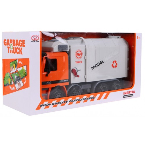 Smetiarske autíčko pre deti 3+ Pohyblivé časti + Kontajner + Výuka ekológie