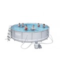 Bazén rámový 14FT 427x107cm POWERSteel Pieskový filter BE