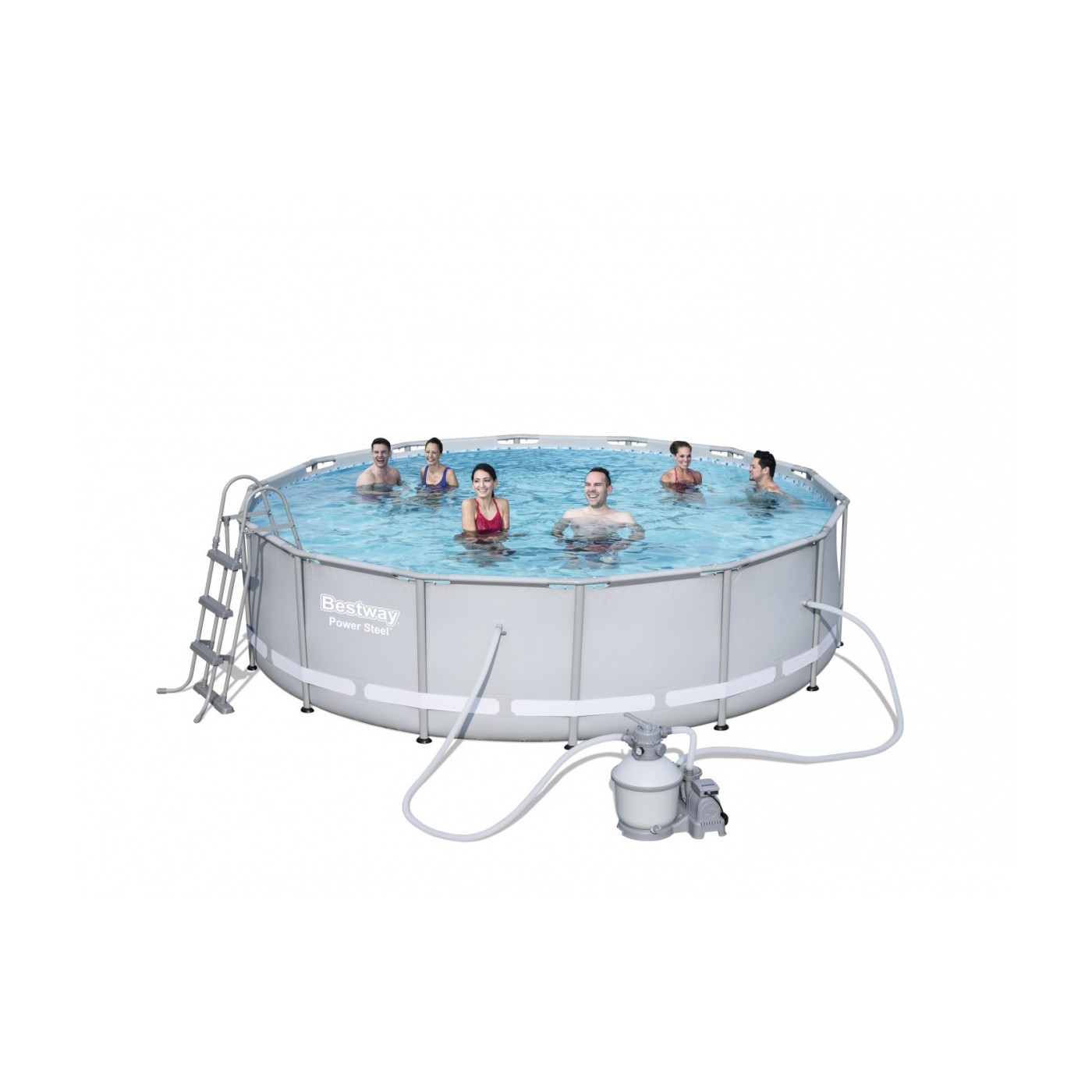 Bazén rámový 14FT 427x107cm POWERSteel Pieskový filter BE