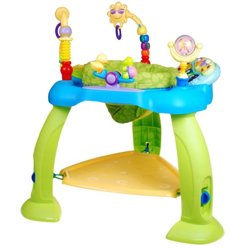 Trampolínka Jumping Multifunkčná, Skákadlo Chodítko, Odrážadlo Modrá