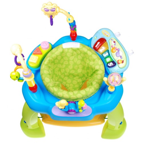 Trampolínka Jumping Multifunkčná, Skákadlo Chodítko, Odrážadlo Modrá