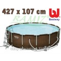 Bazén rámový 14FT 427x107cm RATTAN Frame BESTWAY