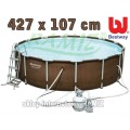 Bazén rámový 14FT 427x107cm RATTAN Frame Pieskový filter